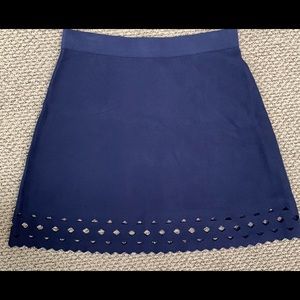 Saks Fifth Avenue Cut out Sweater Knit Skirt L